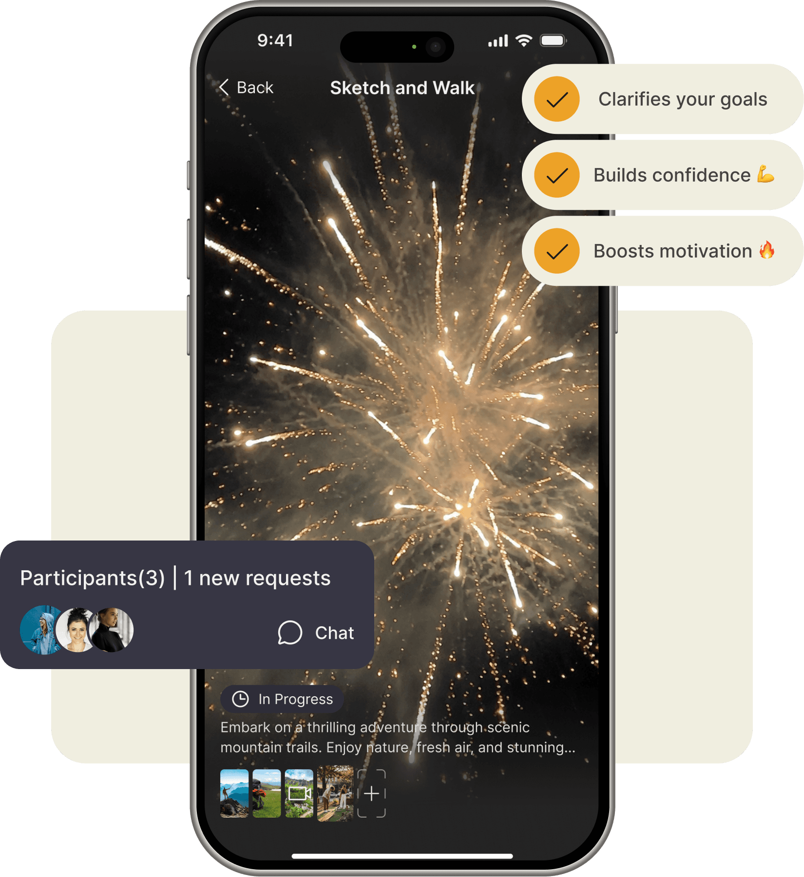 Whimscope journey screen