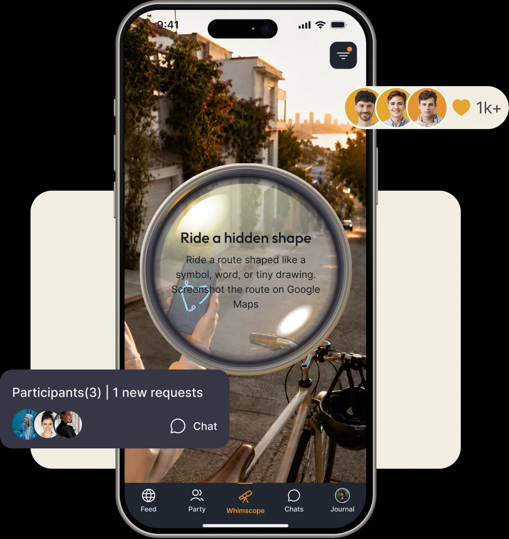 Whimscope explore screen